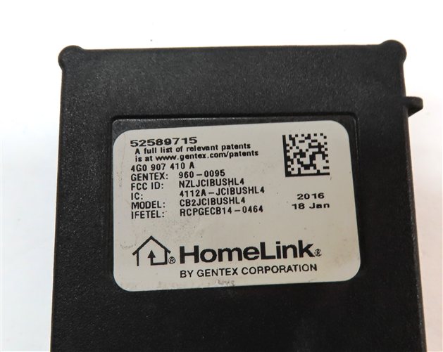 Thumbnail 6: 12-18 AUDI A4 S4 A6 S6 A7 Q5 (C7 B8 8K 8R) HOMELINK GARAGE DOOR OPENER MODULE