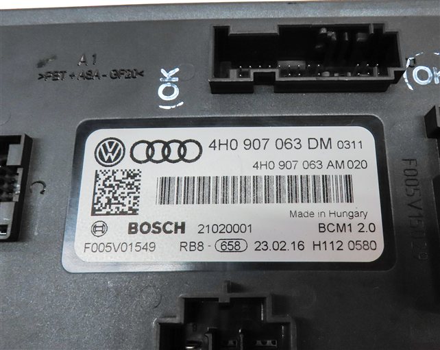 Thumbnail 3: 2016 AUDI A6 (C7) 3.0L SUPER (CREC) ONBOARD POWER SUPPLY CONTROL MODULE