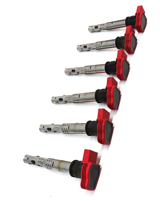 Thumbnail 3: 2005-2017 AUDI A4 S4 A5 S5 A6 S6 A7 A8 Q5 SQ5 Q7 R8 S8 IGNITION COIL SET 6
