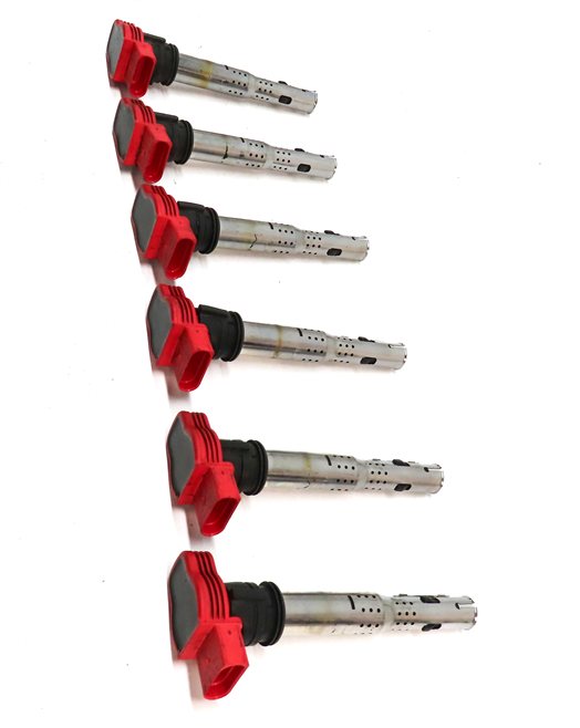Thumbnail 4: 2005-2017 AUDI A4 S4 A5 S5 A6 S6 A7 A8 Q5 SQ5 Q7 R8 S8 IGNITION COIL SET 6