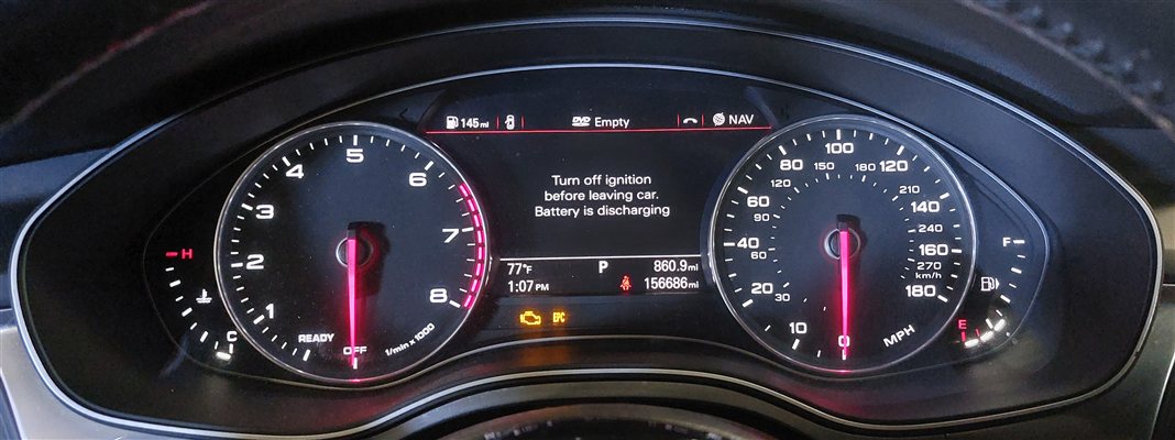 16-17 AUDI A6 A7 C7 4G8 DASH SPEEDOMETER INSTRUMENT GAUGE CLUSTER (156k)
