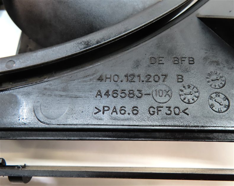 Thumbnail 10: 12-18 AUDI A6 A7 (C7) 3.0L SUPERCHARGED ENGINE RADIATOR COOLING FAN w/ SHROUD