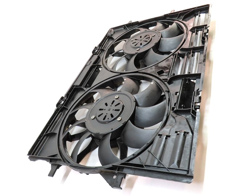 Thumbnail 4: 12-18 AUDI A6 A7 (C7) 3.0L SUPERCHARGED ENGINE RADIATOR COOLING FAN w/ SHROUD
