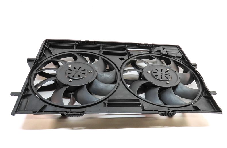 Thumbnail 5: 12-18 AUDI A6 A7 (C7) 3.0L SUPERCHARGED ENGINE RADIATOR COOLING FAN w/ SHROUD