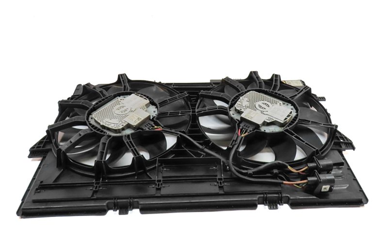 Thumbnail 6: 12-18 AUDI A6 A7 (C7) 3.0L SUPERCHARGED ENGINE RADIATOR COOLING FAN w/ SHROUD
