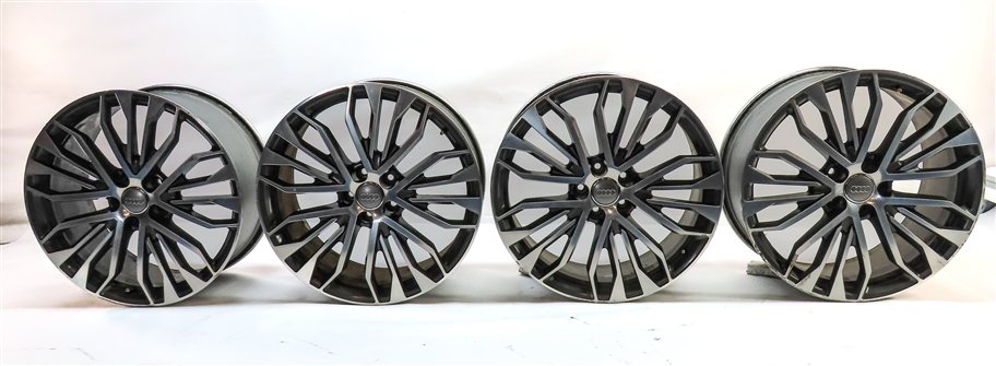 16-18 AUDI A6 (C7 4G) 20x8.5  5 MULTI 20-SPOKE ALUMINUM MACHINED WHEEL RIM SET-4