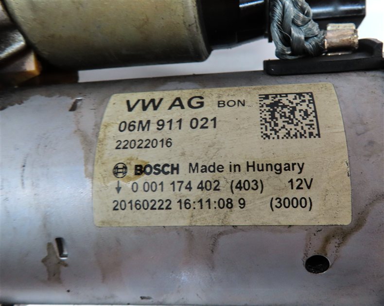 Thumbnail 7: 16-21 AUDI A6 A7 RS5 S5 Q5 C7 4G8 B8 8T B9 FY 80A ENGINE STARTER MOTOR