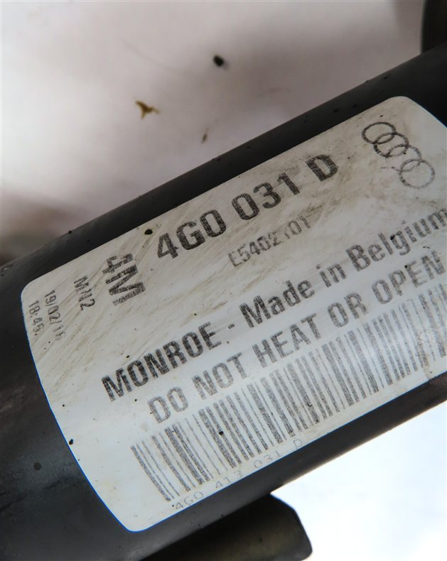 Thumbnail 7: 12-17 AUDI A6 A7 (C7 4G8) FRONT LEFT & RIGHT STANDARD SUSPENSION SHOCK STRUT SET