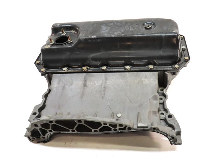 Thumbnail 2: 2017-2019 AUDI Q7 (4M) 3.0L SUPER (CREC) ENGINE UPPER & LOWER OIL FLUID PAN