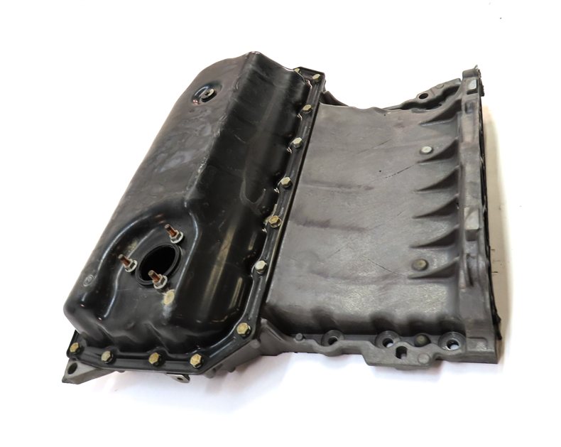 Thumbnail 4: 2017-2019 AUDI Q7 (4M) 3.0L SUPER (CREC) ENGINE UPPER & LOWER OIL FLUID PAN