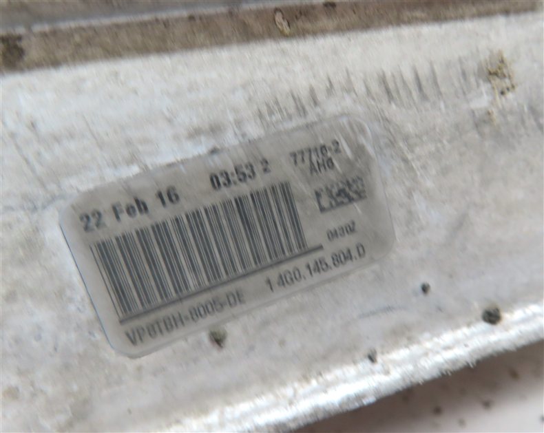 Thumbnail 6: 14-17 AUDI A6 Q5 SQ5 C7 4G B8 8R 3.0L ENGINE WATER COOLANT AUXILIARY RADIATOR