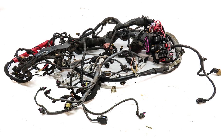 Thumbnail 2: 2016 AUDI A6 (C7) 3.0L SUPER (CREC) ENGINE MOTOR WIRE WIRING HARNESS LOOM