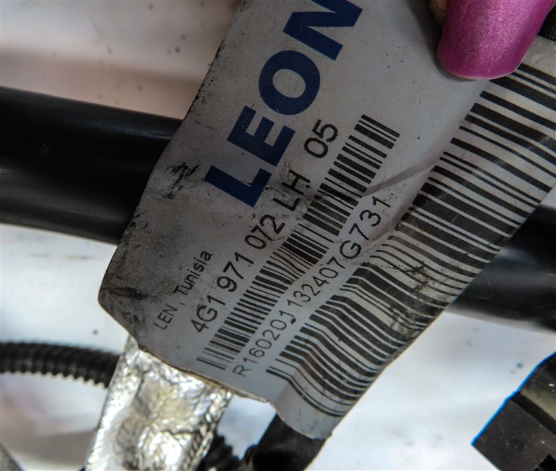 Thumbnail 4: 2016 AUDI A6 (C7) 3.0L SUPER (CREC) ENGINE MOTOR WIRE WIRING HARNESS LOOM