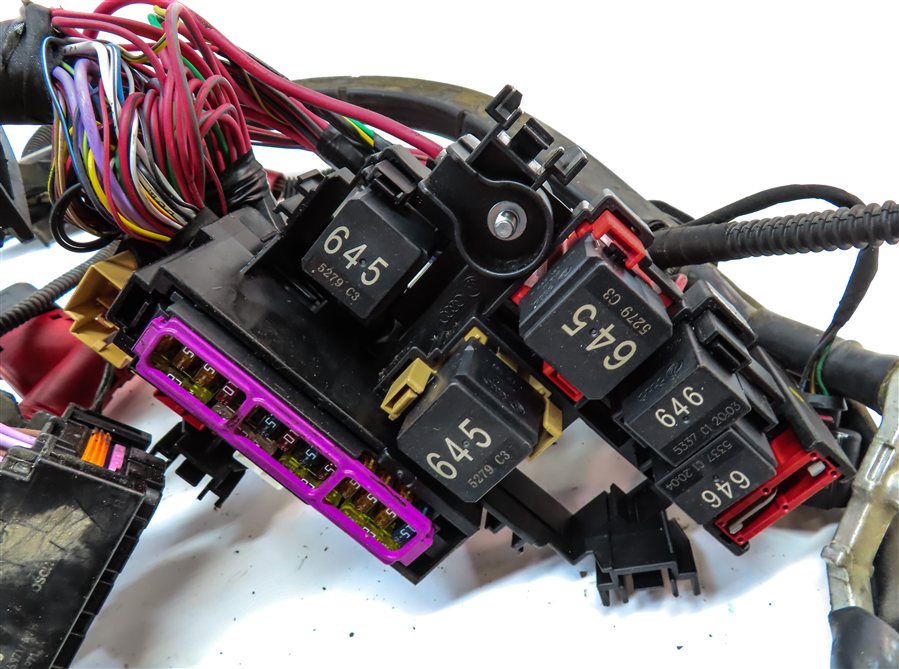 Thumbnail 8: 2016 AUDI A6 (C7) 3.0L SUPER (CREC) ENGINE MOTOR WIRE WIRING HARNESS LOOM