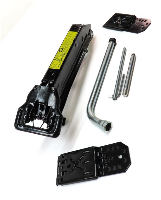 Thumbnail 3: PORSCHE 11-18 CAYENNE 958 15-23 MACAN 95B SPARE TIRE JACK & LUG WRENCH TOOL KIT