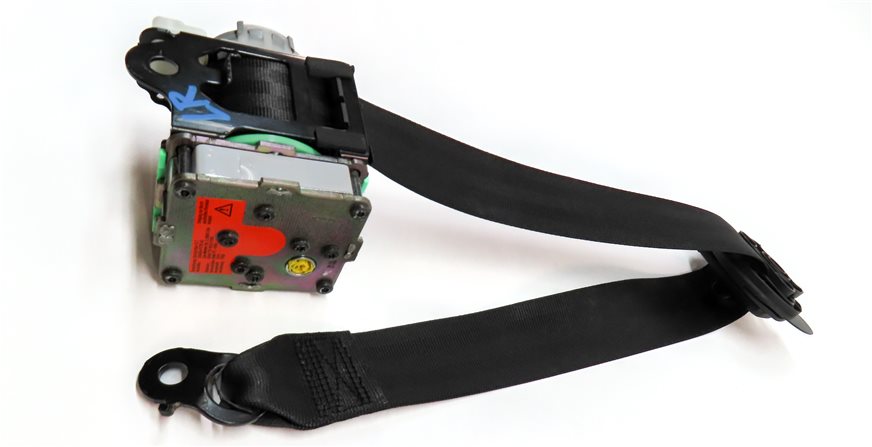 Thumbnail 7: 2011 PORSCHE CAYENNE (958) REAR LEFT SEAT SEATBELT BELT RETRACTOR (BLACK)