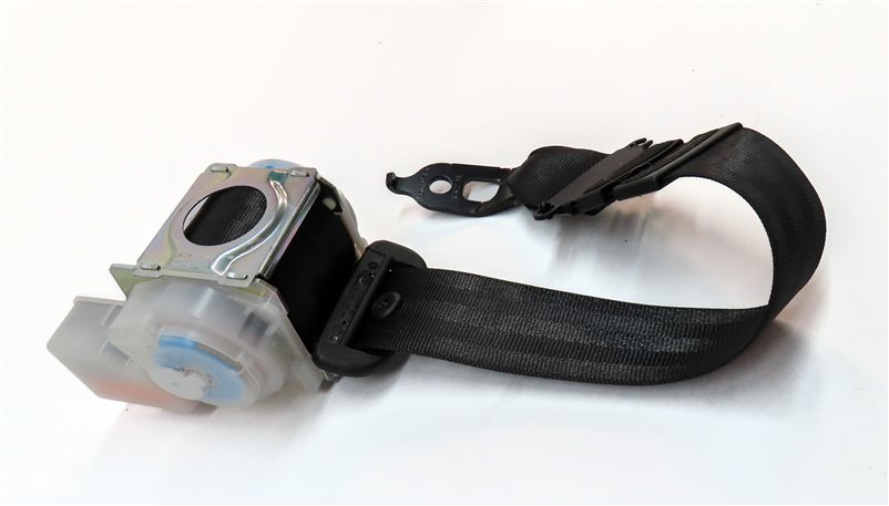 Thumbnail 3: 2011 PORSCHE CAYENNE (958) REAR CENTER SEAT SEATBELT BELT RETRACTOR (BLACK)