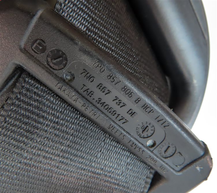 Thumbnail 6: 2011 PORSCHE CAYENNE (958) REAR RIGHT SEAT SEATBELT BELT RETRACTOR (BLACK)