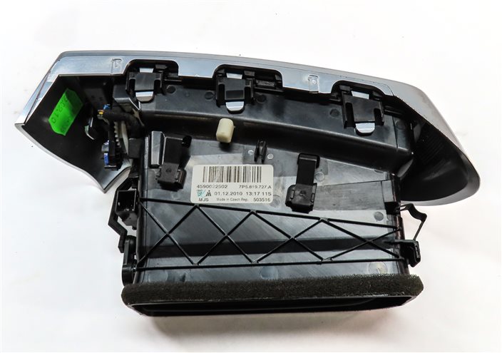 Thumbnail 7: 11 PORSCHE CAYENNE (958) FRONT LEFT CENTER DASH HEAT AIR AC VENT (BLACK/SILVER)