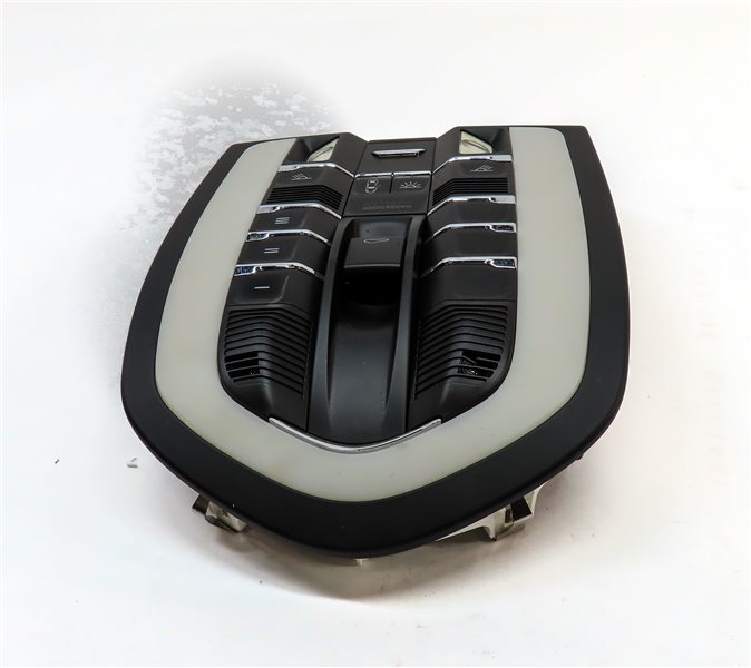 Thumbnail 4: 2011 PORSCHE CAYENNE (958) FRONT INTERIOR DOME LIGHT LAMP w/ BUTTONS (BLACK)