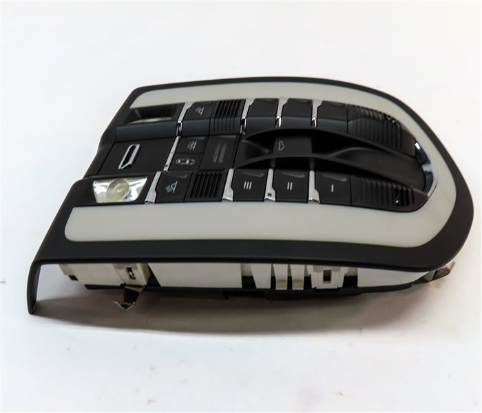 Thumbnail 5: 2011 PORSCHE CAYENNE (958) FRONT INTERIOR DOME LIGHT LAMP w/ BUTTONS (BLACK)