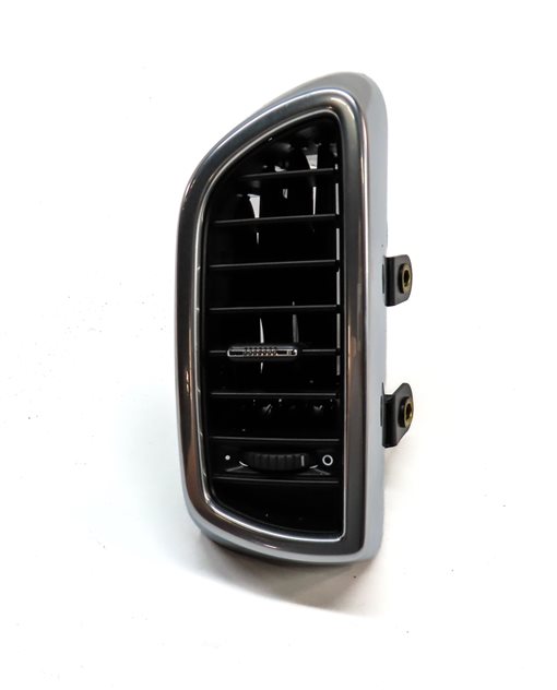 Thumbnail 2: 11 PORSCHE CAYENNE 958 FRONT RIGHT PASSENGER DASH HEAT AIR AC VENT(BLACK/SILVER)
