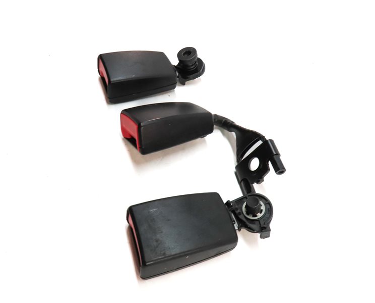 Thumbnail 4: 2011 PORSCHE CAYENNE (958) REAR LEFT CENTER RIGHT SEATBELT BUCKLE RECEIVER SET/3