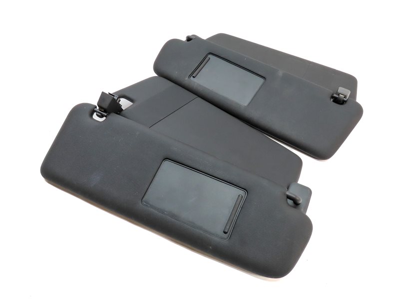 Thumbnail 1: 2011-2014 PORSCHE CAYENNE (958) FRONT LEFT & RIGHT SUNVISOR SHADE SET 2 (BLACK)