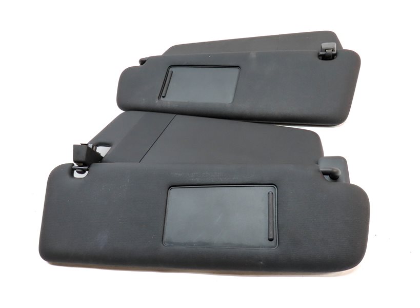 Thumbnail 2: 2011-2014 PORSCHE CAYENNE (958) FRONT LEFT & RIGHT SUNVISOR SHADE SET 2 (BLACK)