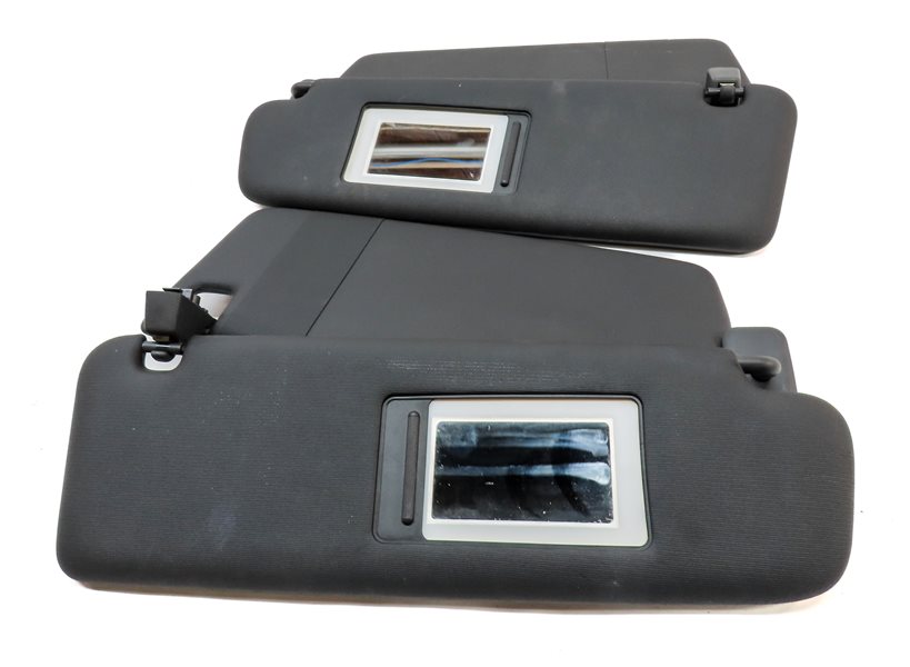Thumbnail 5: 2011-2014 PORSCHE CAYENNE (958) FRONT LEFT & RIGHT SUNVISOR SHADE SET 2 (BLACK)