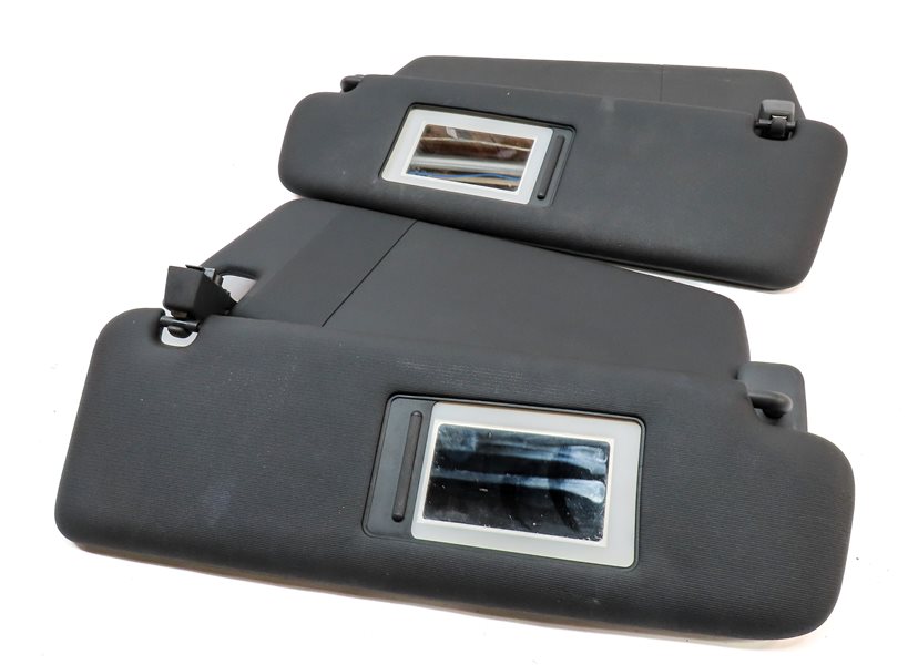Thumbnail 6: 2011-2014 PORSCHE CAYENNE (958) FRONT LEFT & RIGHT SUNVISOR SHADE SET 2 (BLACK)