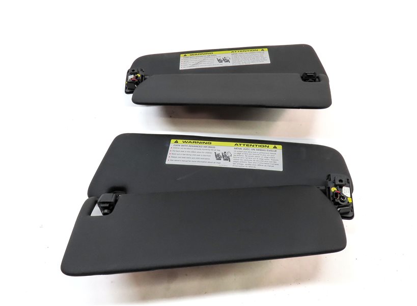Thumbnail 8: 2011-2014 PORSCHE CAYENNE (958) FRONT LEFT & RIGHT SUNVISOR SHADE SET 2 (BLACK)