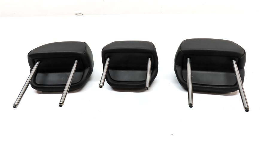Thumbnail 10: 11-18 PORSCHE CAYENNE (858) REAR LEFT CENTER RIGHT SEAT HEADREST SET/3 (BLACK)