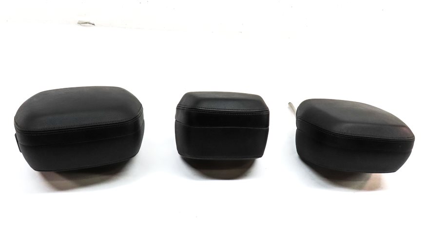 Thumbnail 5: 11-18 PORSCHE CAYENNE (858) REAR LEFT CENTER RIGHT SEAT HEADREST SET/3 (BLACK)
