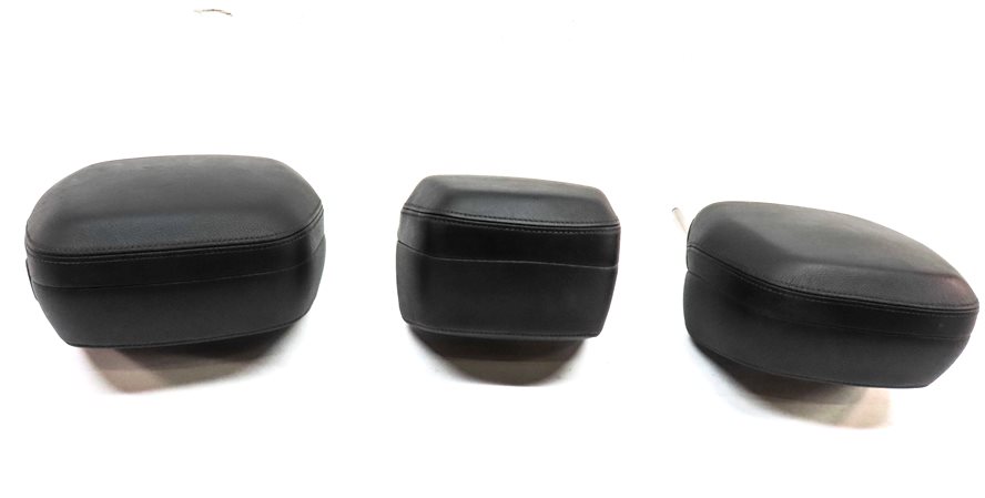 Thumbnail 6: 11-18 PORSCHE CAYENNE (858) REAR LEFT CENTER RIGHT SEAT HEADREST SET/3 (BLACK)