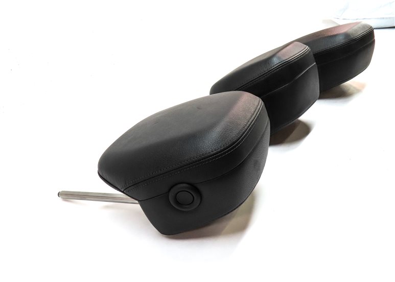 Thumbnail 7: 11-18 PORSCHE CAYENNE (858) REAR LEFT CENTER RIGHT SEAT HEADREST SET/3 (BLACK)