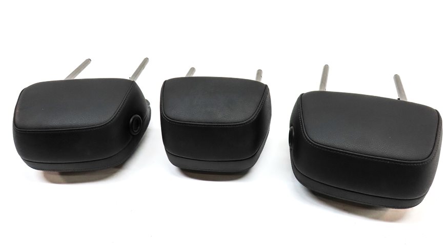 Thumbnail 9: 11-18 PORSCHE CAYENNE (858) REAR LEFT CENTER RIGHT SEAT HEADREST SET/3 (BLACK)