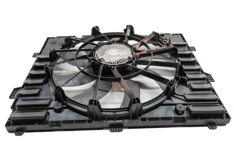Thumbnail 6: 2011-2018 PORSCHE CAYENNE (958) 3.6L ENGINE RADIATOR COOLING FAN ASSEMBLY