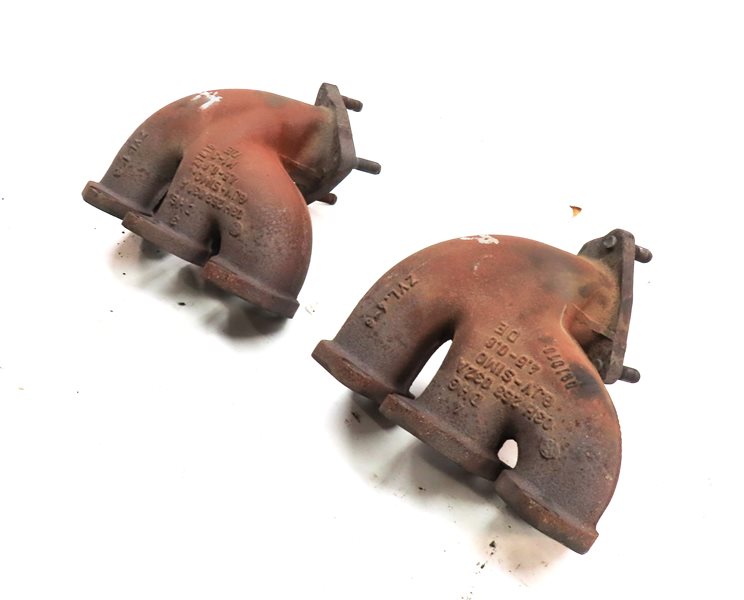 2011-2018 PORSCHE CAYENNE (958) 3.6L ENGINE LEFT & RIGHT EXHAUST MANIFOLD SET-2