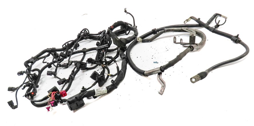 Thumbnail 2: 2011 PORSCHE CAYENNE (958) 3.6L VR6 NON-TURBO ENGINE MOTOR WIRE WIRING HARNESS