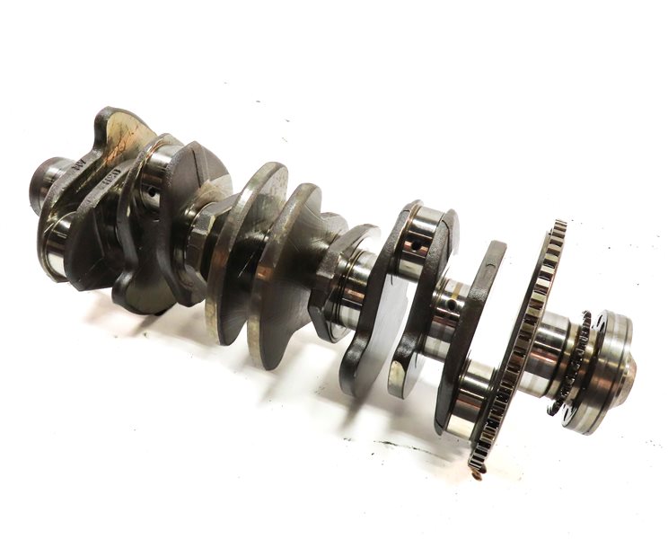 11 PORSCHE CAYENNE (958) 3.6L VR6 NON-TURBO ENGINE MOTOR CRANK SHAFT CRANKSHAFT