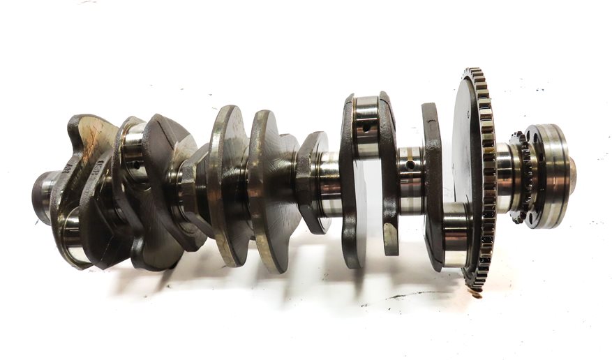 Thumbnail 2: 11 PORSCHE CAYENNE (958) 3.6L VR6 NON-TURBO ENGINE MOTOR CRANK SHAFT CRANKSHAFT
