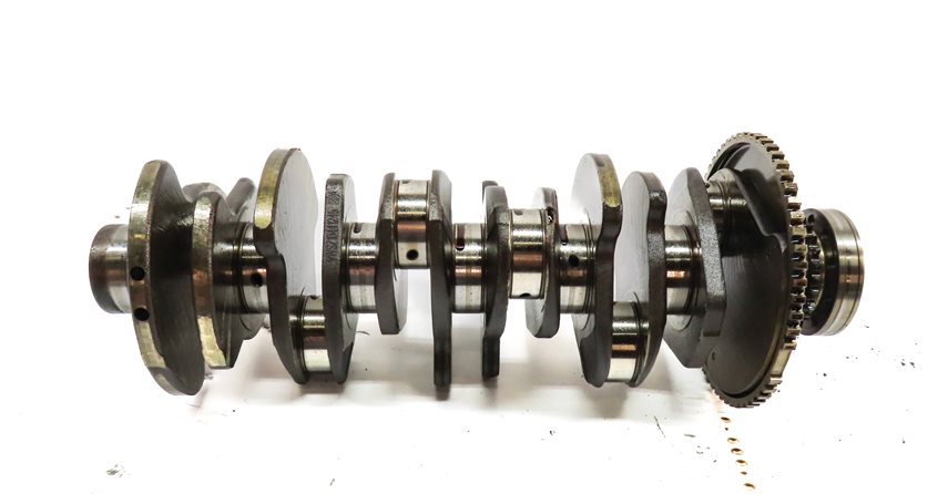 Thumbnail 6: 11 PORSCHE CAYENNE (958) 3.6L VR6 NON-TURBO ENGINE MOTOR CRANK SHAFT CRANKSHAFT