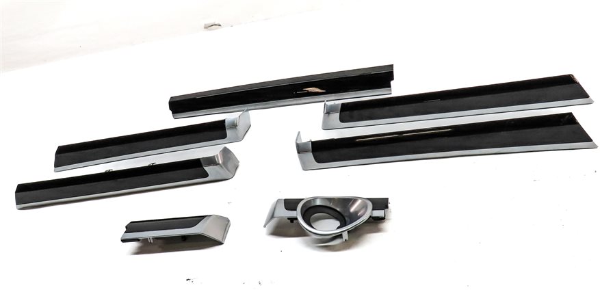 Thumbnail 2: 2011 PORSCHE CAYENNE (958) INTERIOR DASH FRONT/REAR DOOR TRIM SET/ 7 (BLACK)
