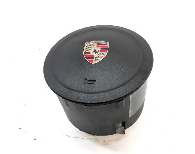Thumbnail 2: 2011-2014 PORSCHE CAYENNE (958) DRIVER STEERING WHEEL SRS AIRBAG AIR BAG (BLACK)