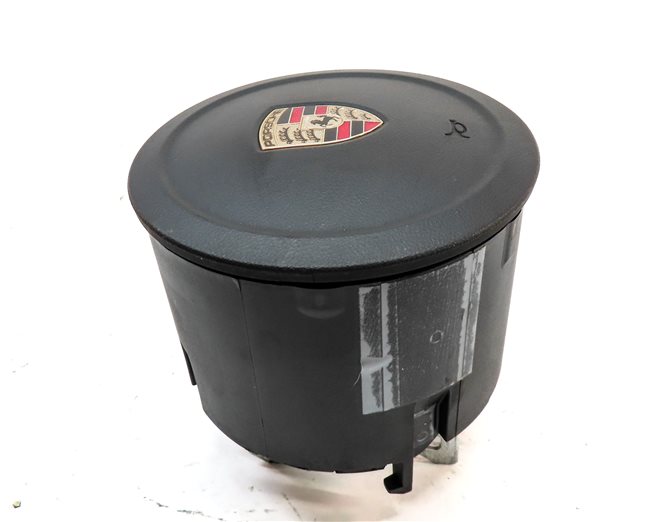 Thumbnail 3: 2011-2014 PORSCHE CAYENNE (958) DRIVER STEERING WHEEL SRS AIRBAG AIR BAG (BLACK)