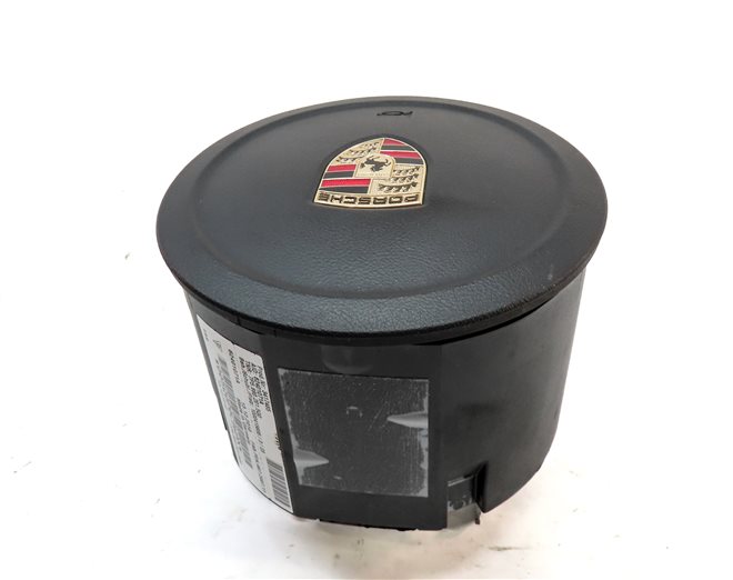 Thumbnail 4: 2011-2014 PORSCHE CAYENNE (958) DRIVER STEERING WHEEL SRS AIRBAG AIR BAG (BLACK)