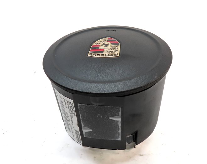 Thumbnail 5: 2011-2014 PORSCHE CAYENNE (958) DRIVER STEERING WHEEL SRS AIRBAG AIR BAG (BLACK)