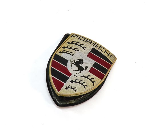 2011 PORSCHE CAYENNE (958) FRONT HOOD LID LOGO CREST EMBLEM BADGE