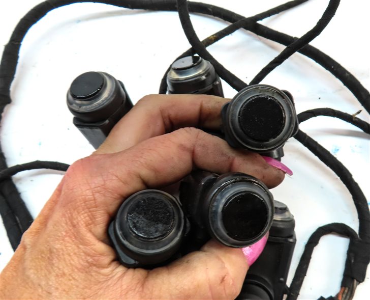Thumbnail 4: 09 MERCEDES GL550 (X164) FRONT PARK ASSIST PDC DISTANCE CONTROL SENSOR WIRE SET